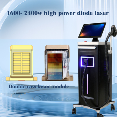 Высокая мощность 1600-2400W Удаление волос лазерный диод 755/808/1064/940nm с MDSAP