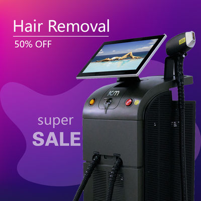 Удобный в использовании диодный лазерный аппарат для удаления волос со встроенной системой охлаждения для уменьшения покраснения и дискомфорта кожи