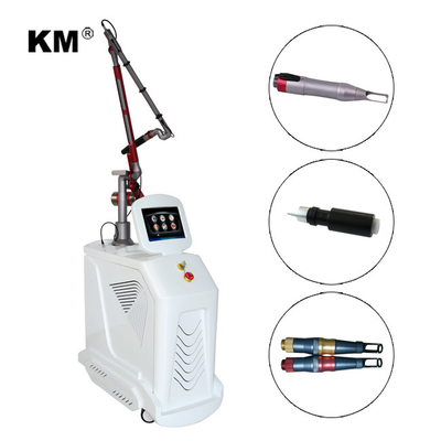 4 длины волны Nd YAG Q Switch Laser Machine Удаление татуировки Стационарный стиль