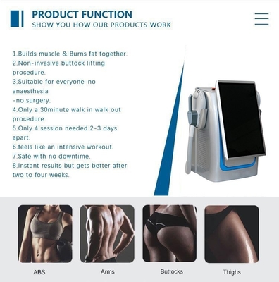 Профессиональный EMS Slimming Machine 2000W для похудения