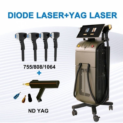 Специальный многофункциональный косметический аппарат 808nm Q Switched Nd YAG Laser для отбеливания кожи
